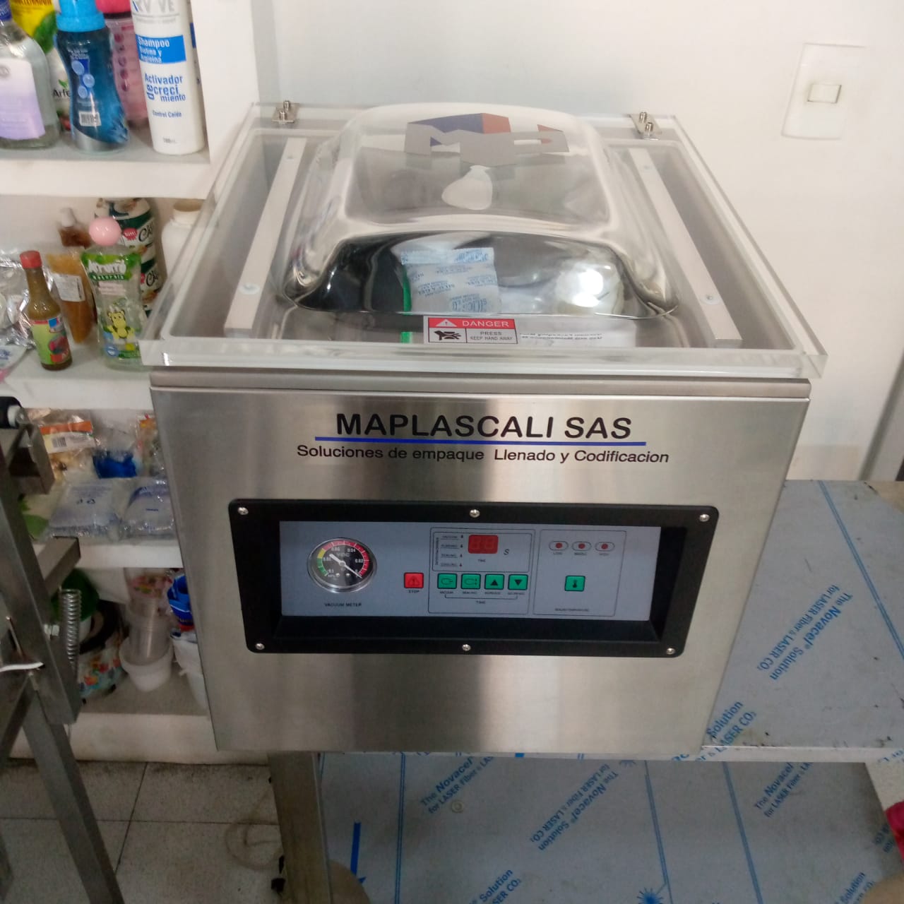 Selladora al vacio de doble barra de sello - Imagen 6