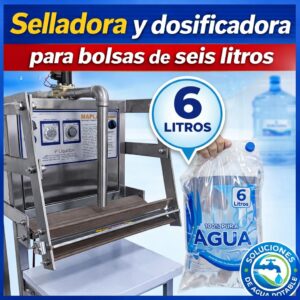 SELLADORA PARA BOLSA 6 LITROS AGUA