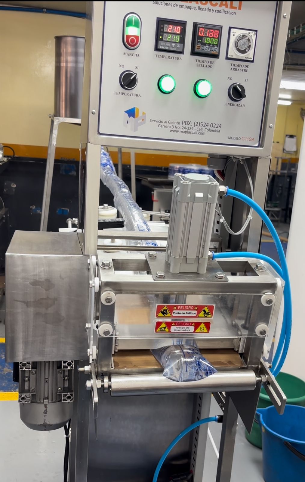 Selladora de bolis automatica para agua potable en bolsa tubular - Imagen 4