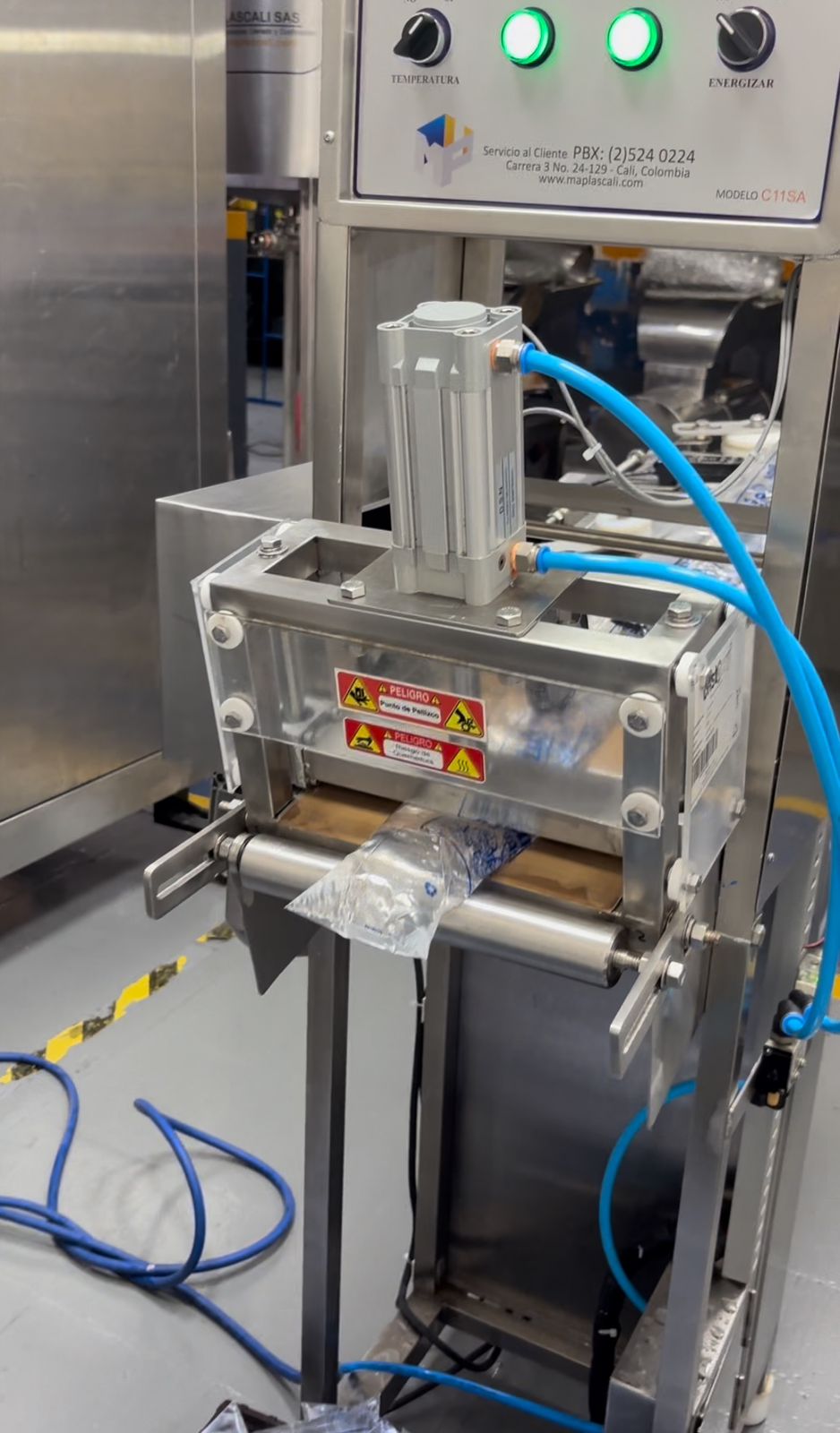 Selladora de bolis automatica para agua potable en bolsa tubular - Imagen 6