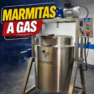 Marmitas a Gas de Uso Industrial