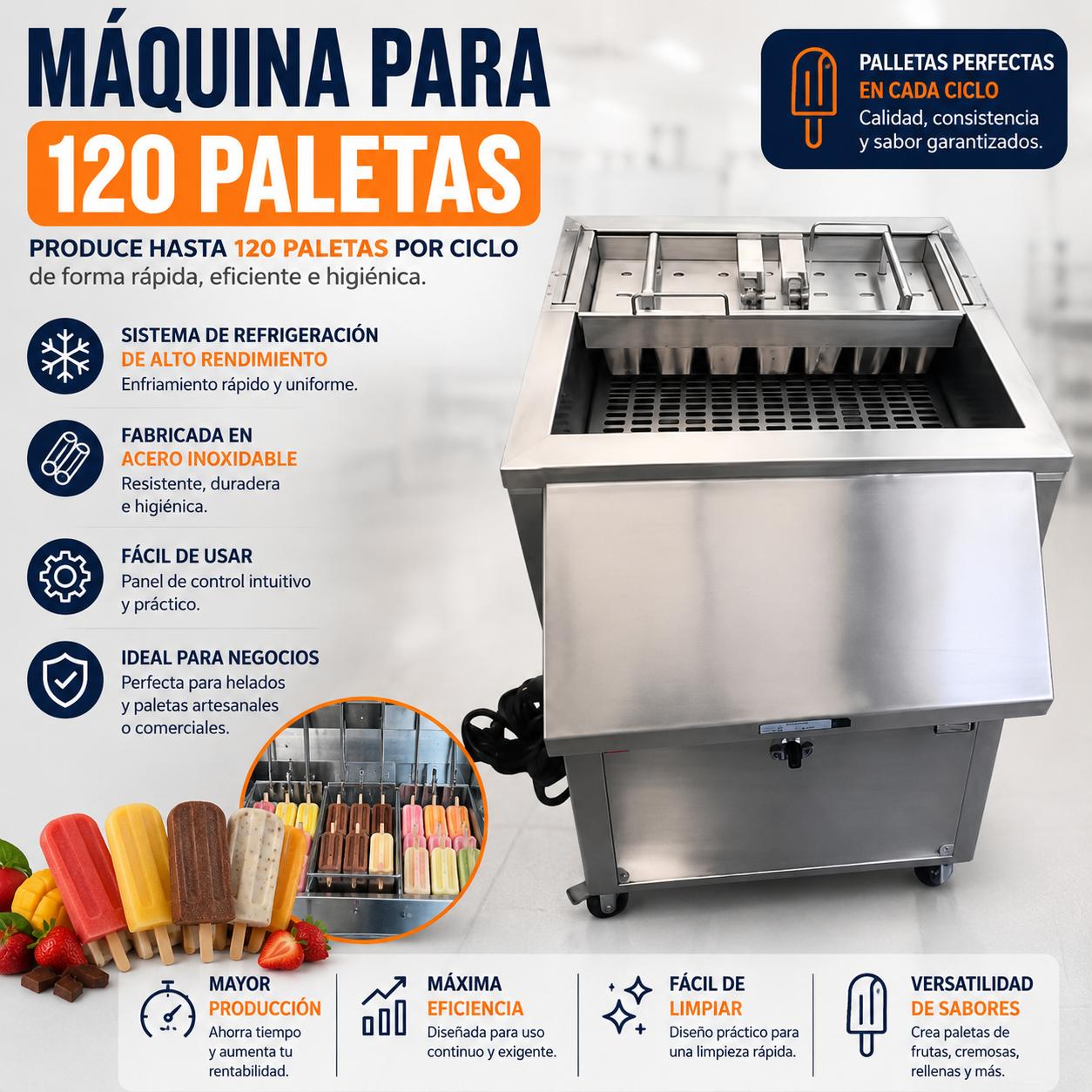 MAQUINA PARA PALETAS - Imagen 2