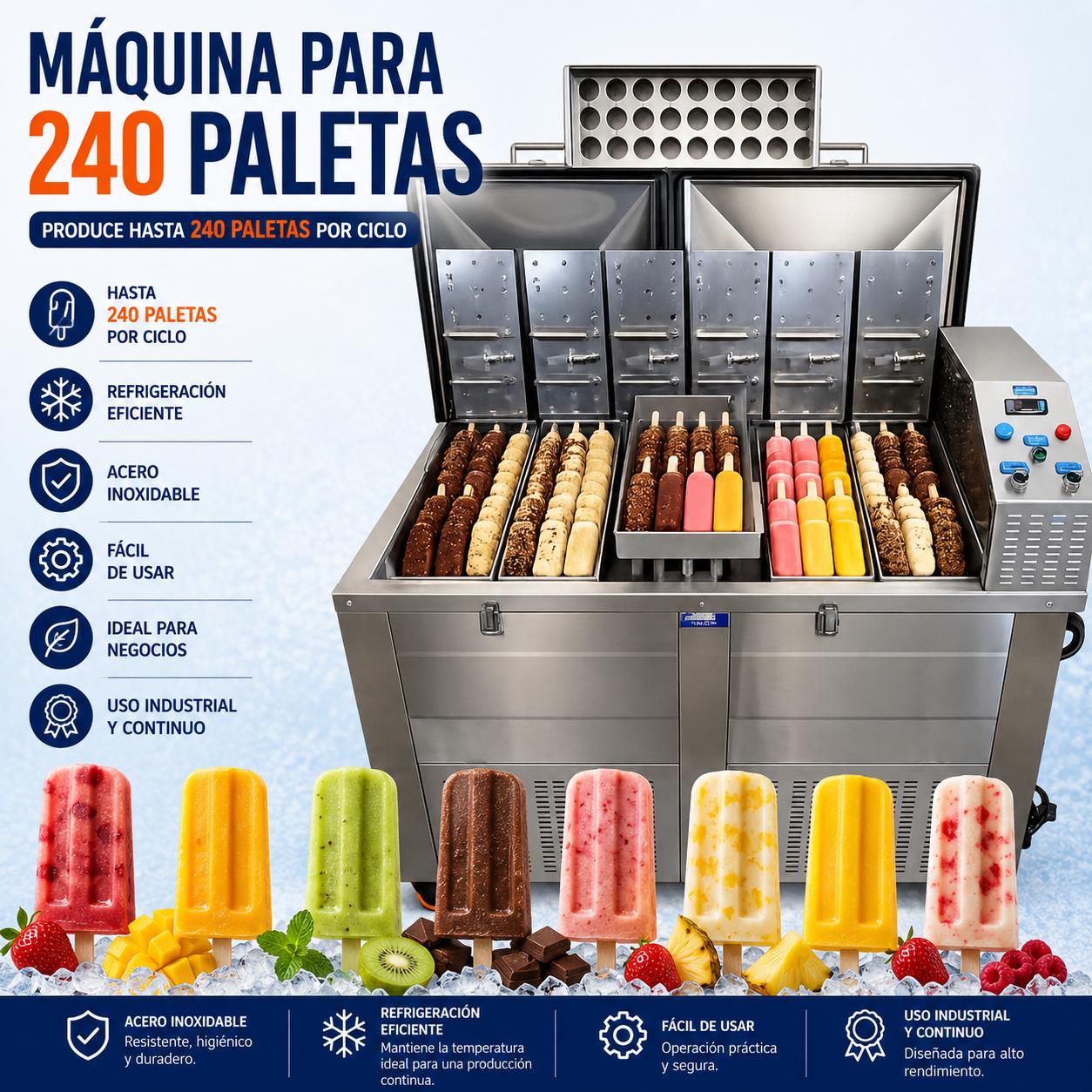 MAQUINA PARA PALETAS