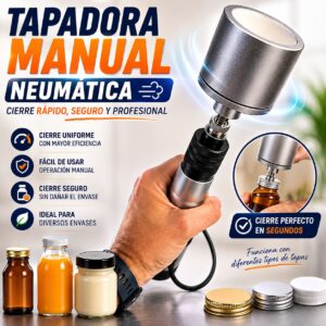 TAPADOR MANUAL DE BOTELLAS