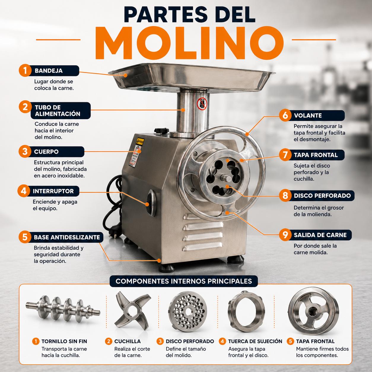 MOLINO DE CARNE Y DE POLLO - Imagen 2